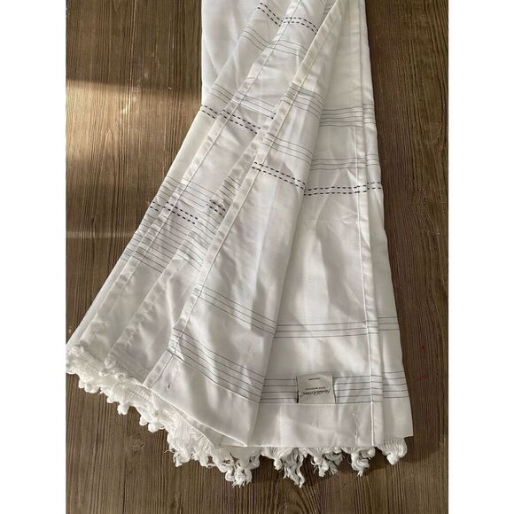 Hearth and Hand with Magnolia Ticking Striped Shower Curtain - Picture 2 of 6